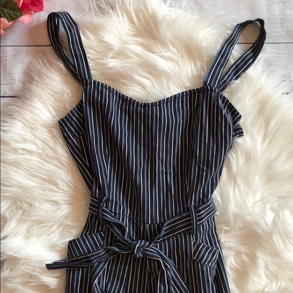 Paige Emma Paradise Striped Denim Jumpsuit - Picture 6 of 8